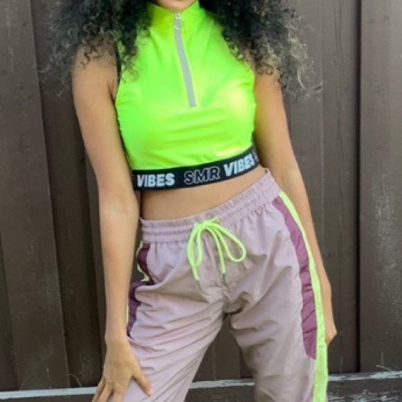 Sommer Ray Collection Neon Crop Top - Picture 2 of 10